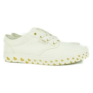 VANS Atwood Canvas Kids Shoes (Gold Heart / White)